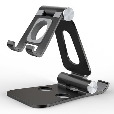 Bcadon Phone Holder, Adjustable & Foldable Cell Phone Stand